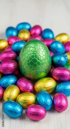 Colorful Easter Egg Collection - A Festive Springtime Display.