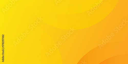 Fluid yellow gradient shapes composition. Suit for banner, web, brochure, pamflet and presentation