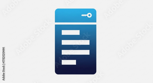 Secured server icon with keyhole, representing data protection and access control