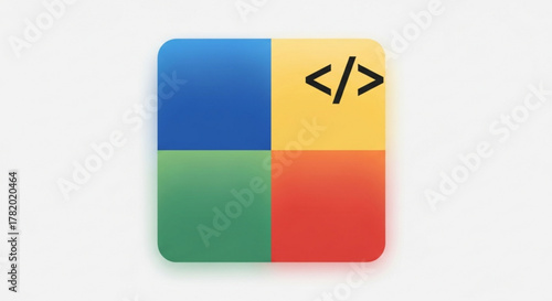 The html5 logo is displayed on a, showcasing the technologys role in web development and design