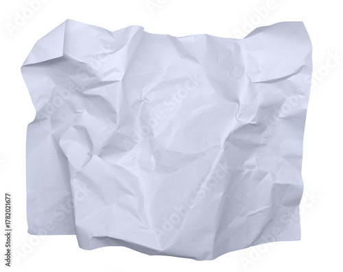 A crumpled piece of paper