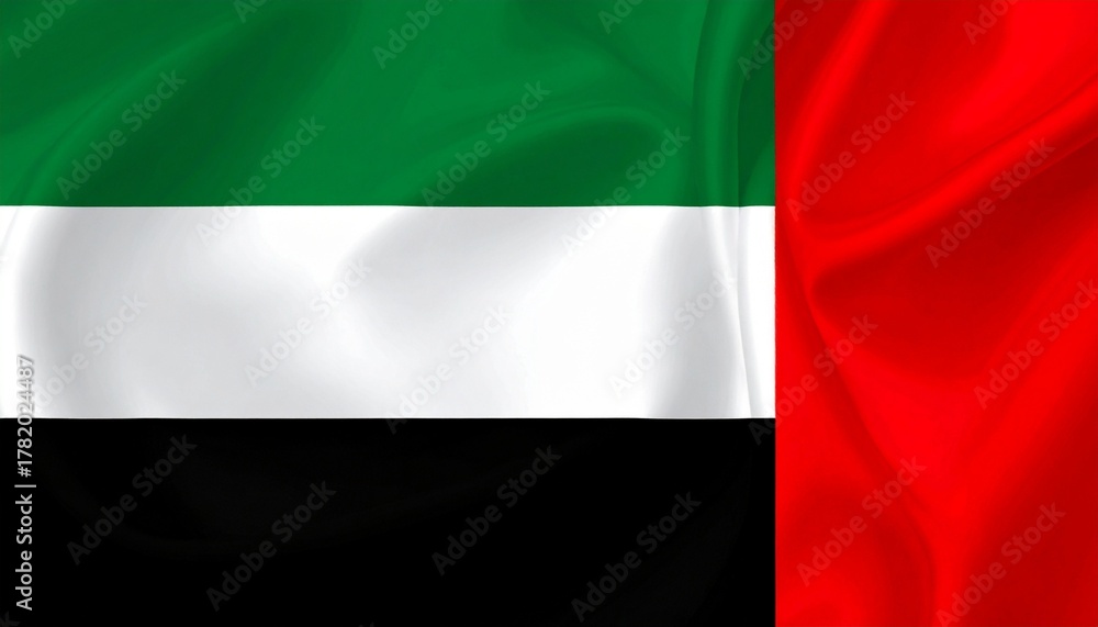 Fototapeta premium Flag of United Arab Emirates