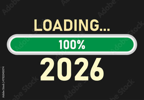 Barra de carga para el año 2026