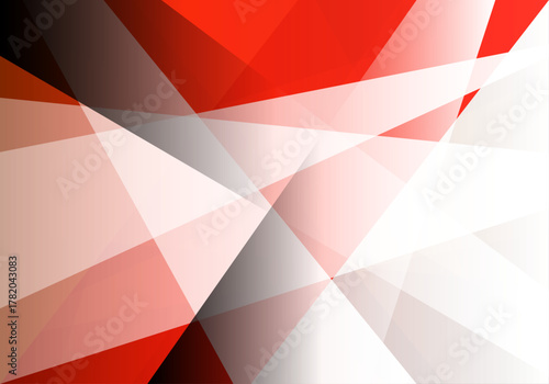 Fondo abstracto de capas blancas y rojo