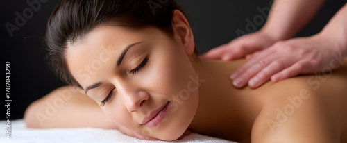 Soothing gentle massage easing tension and bringing comfort to relaxed muscles