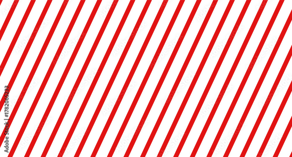 Obraz premium Red green and white Diagonal lines pattern background. Merry Christmas abstract background vector. Gift wrap paper design for holidays. Vertical stripe Christmas pattern Candy cane set.