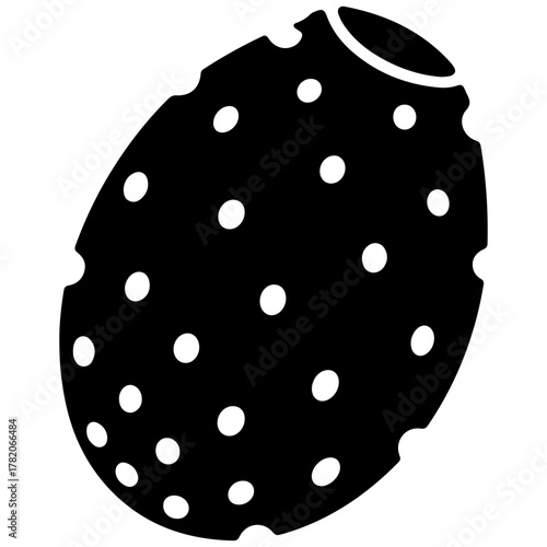 Black and white illustration of a dustpan