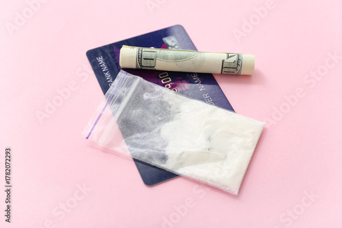 Drugs, credit card and mone...