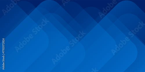 Abstract blue background with glowing geometric lines. Modern blue gradient square shape design. Futuristic technology concept. Suit for brochure, corporate, website, poster, banner,