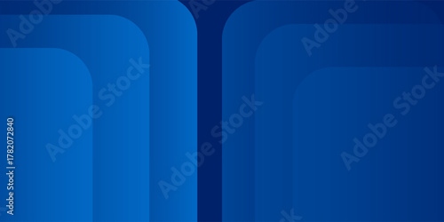 Abstract blue background with glowing geometric lines. Modern blue gradient square shape design. Futuristic technology concept. Suit for brochure, corporate, website, poster, banner,