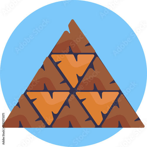 Stack of raw wooden logs ready for cutting or transport.