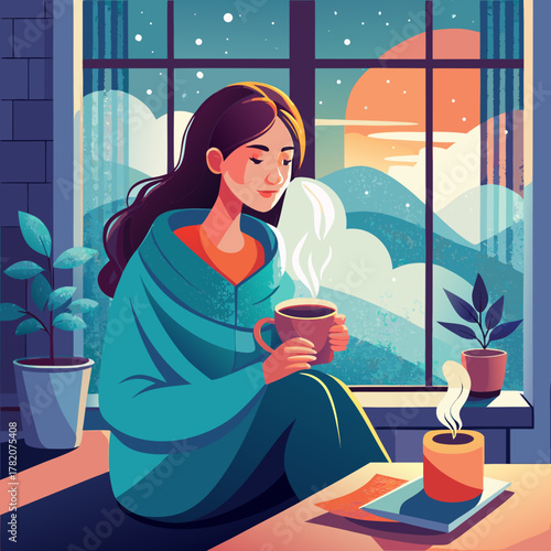 Cozy Winter Morning Indoors