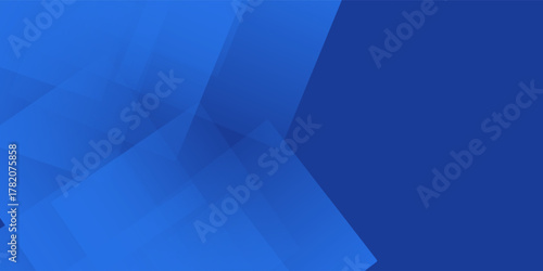 Abstract blue background. Geometric triangle background.