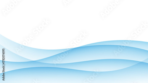 Abstract blue background. wave modern