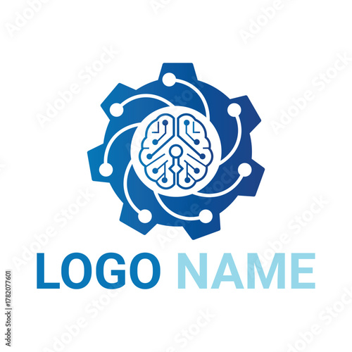 Futuristic Tech Logo Design