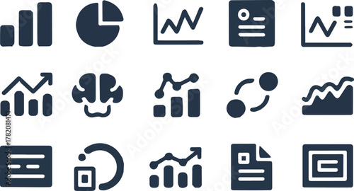 Music icons vector set symbol for web illustration design technology