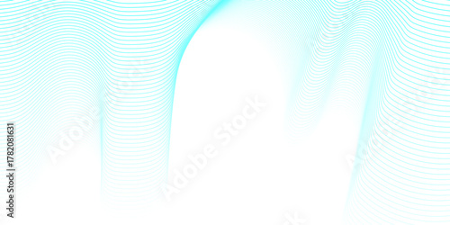 Abstract blue vector background illustration with flowing wave lines and gradient pattern design