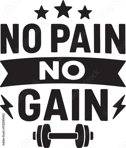 An inspiring message for a workout, fitness or motivational project. 