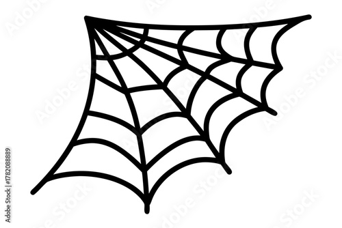 spider web silhouette,  vector, spider web black symbol