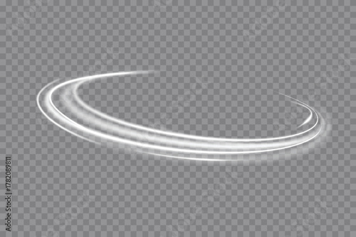 Magical Glowing Swirl PNG – Vibrant Light Sparkles and Sunbeam Rays with Abstract Twirl Effect for Bright Decorations, Fantasy Illumination, and Twisting Glow Illustration Background