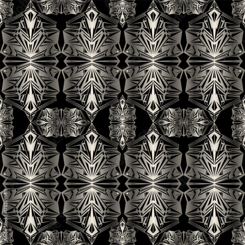 seamless pattern luxury elegant art deco elements