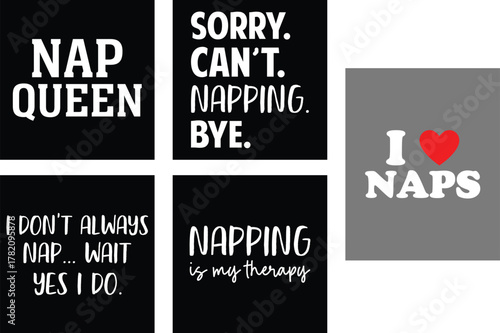 Nap queen t shirt design