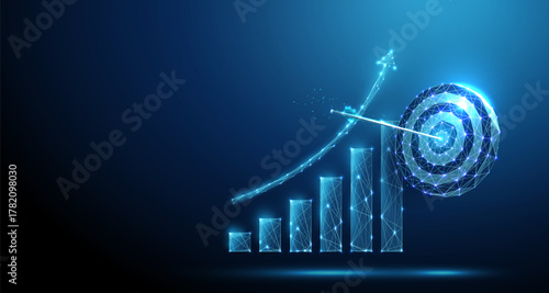 Abstract flying coins and graph growing up