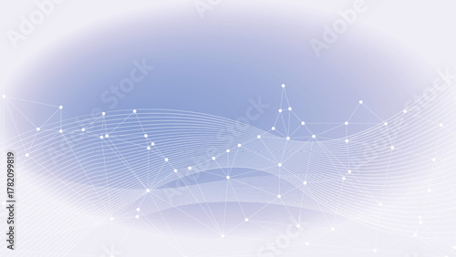 Abstract light blue and white swirling wave pattern background