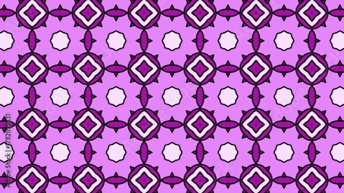 backgroung loop seamless geometric pattern . violet background