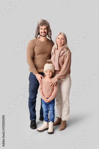Happy couple with daughter ...