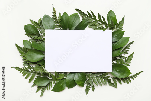 Blank card with different f...