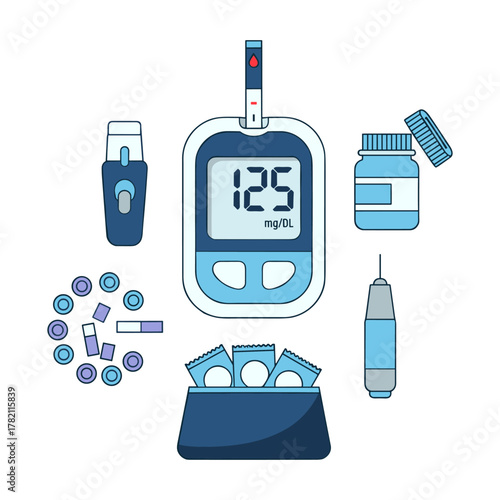 Diabetes managing tools for blood sugar control