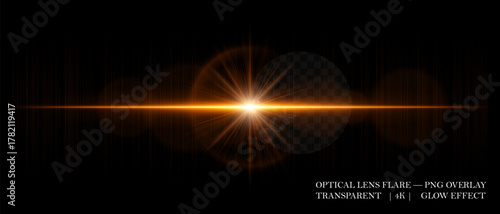 Realistic optical lens flare with bright core, glowing dust, and subtle transparency. Ideal for overlays, highlight accents, and luminous visual compositions.