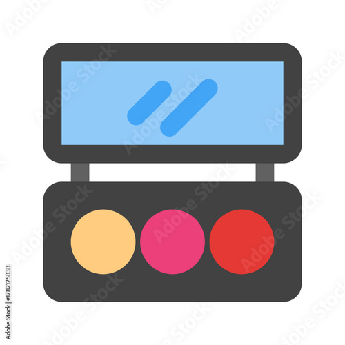 eyeshadow flat icon