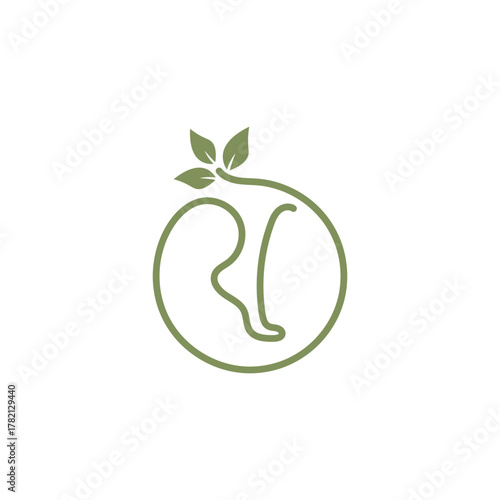 foot logo design template icon vector isolated