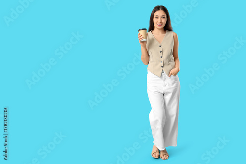 Beautiful young Asian woman...