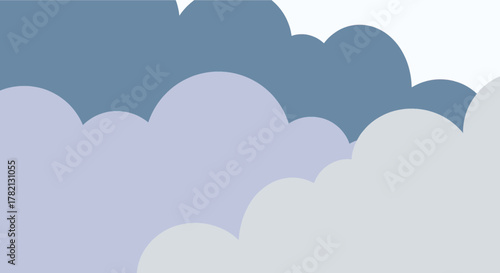 Clouds Background A Seamless Vector Illustration for Atmospheric Designs and Digital Art Projects