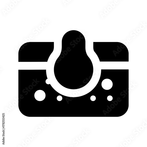 blackhead glyph icon