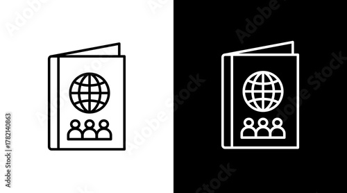 Corporate Citizenship  White Icon Set Design