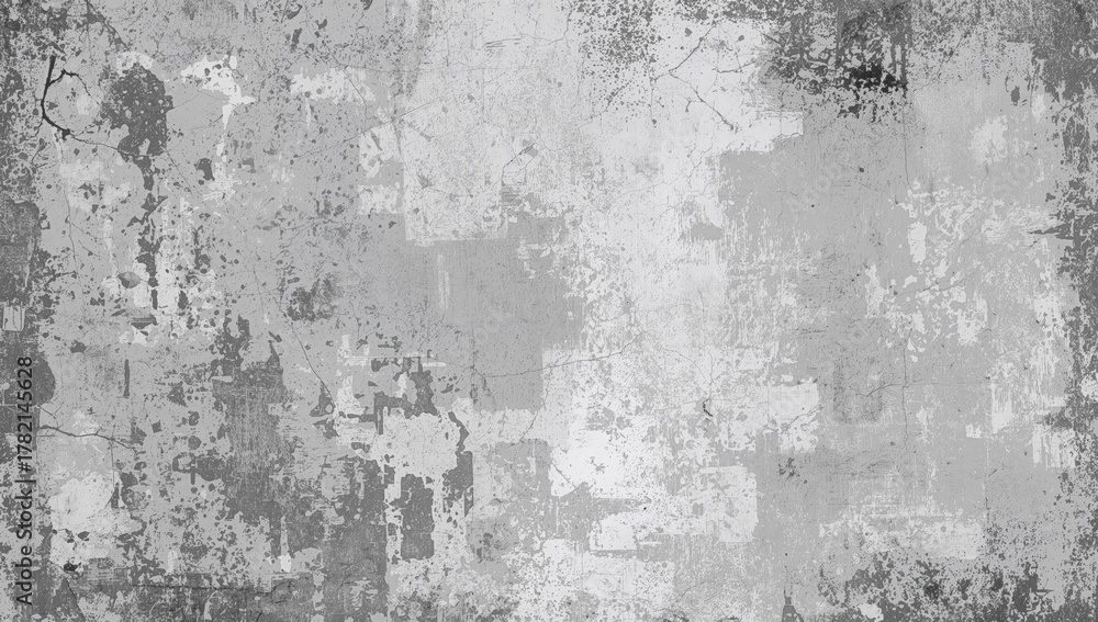 Fototapeta premium Vintage gray rusty wall texture with grunge pattern and abstract design