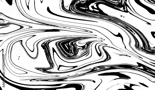 Black Marble ink texture acrylic painted waves texture background. pattern can used for wallpaper or skin wall tile luxurious.