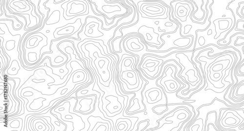 Abstract topographic contours map background. Topography lines and circles background. Topographic map Patterns.