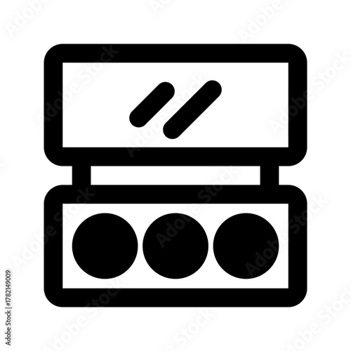 eyeshadow line icon