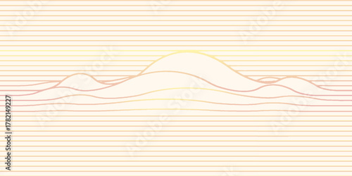 Abstract pattern. Texture with wavy, billowy lines. Optical art background. Wave design black and white. Digital image with a psychedelic stripes. Vector illustration