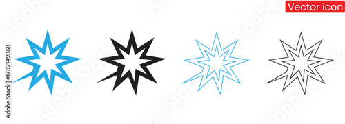 Ignite your visuals with these eye-catching starbursts. Perfect for adding a modern, dynamic flair to designs that need to stand out with bold, clean style.