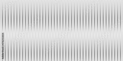 Soft grey frosted acrylic with a reeded wavy texture and white ribbed glass background. A close-up of a fluted door panel showing an elegant, airy, and minimal vector design with a refined glassy look