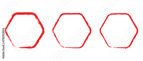 set of polygon grunge textures frame icon, grunge frame icon, collection polygon photo image frame icon.