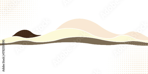 Abstract pattern. Texture with wavy, billowy lines. Optical art background. Wave design black and white. Digital image with a psychedelic stripes. Vector illustration