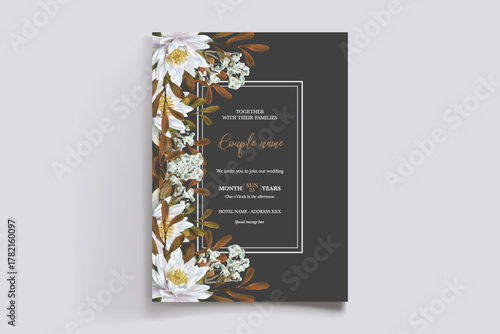 Save the date wedding invitation templates