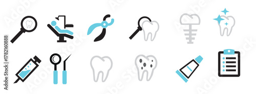 dental icon vector